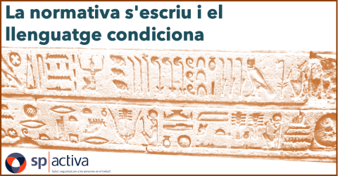 La normativa se escribe y el lenguaje condiciona